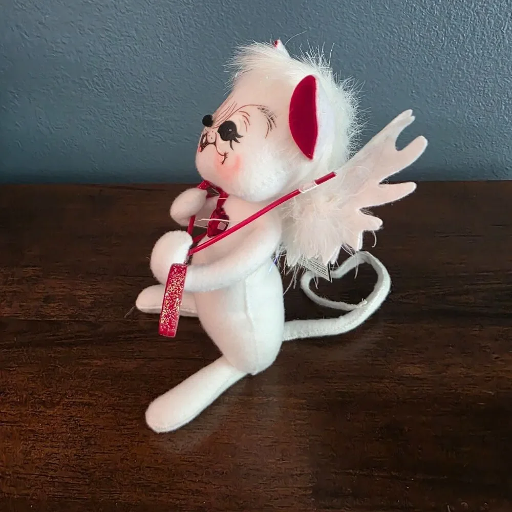 2008 Annalee Doll Valentines Day Mice Mouse Angel Hearts Cupid Candy 10